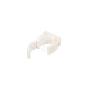 Uchwyt zamknięty do rur 18mm biały UZE-18 /100szt./