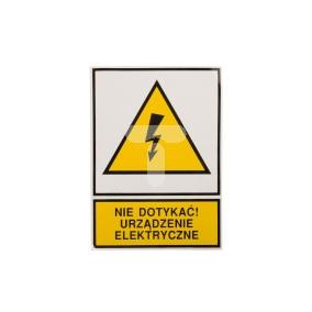 Tabliczka /znak ostrzegawczy/ TZO 105X148S /N.D.U.E./ E04TZ-01011130100 /10szt./