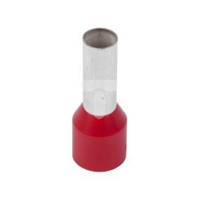 Końcówka tulejkowa izolowana TI 10mm2/12mm czerwona cynowana /100szt./