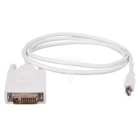 Kabel adapter miniDisplayPort 1.1a Typ miniDP/DVI-D(24+1), M/M biały 1m