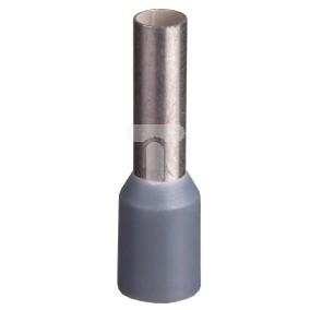 Końcówka tulejkowa izolowana TI 4mm2/10mm szara cynowana /500szt./