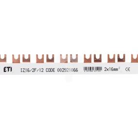 Szyna łączeniowa widełkowa 2P 100A 16mm2 (12mod.) IZ16/2F/12 002921066