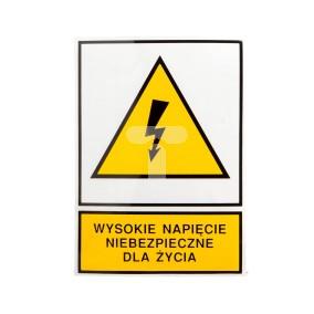 Tabliczka /znak ostrzegawczy/ TZO 148X210S W.N.N.D.Z. E04TZ-01011140400 /10szt./