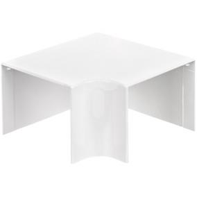 Narożnik do kanałów kablowych płaski AP 100x80mm biały ECAP10080B