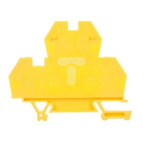 Złączka piętrowa 4-przewodowa 4mm2 żółta EURO 43550N