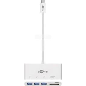 Multi adapter USB-C > 3x USB-A 3.0 + microSD + SD 62097