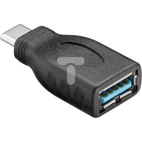 Adapter USB-C > USB-A 3.0 czarny 45395