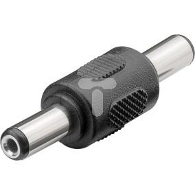 Adapter / złączka wtyk DC (5,5 x 2,1mm) - wtyk DC (5,5 x 2,1mm) 76752 /10szt./