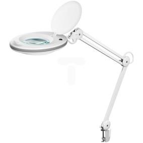 Lampa lupa LED z zaciskiem 7,5W 520lm powiększenie 1,75x 45271