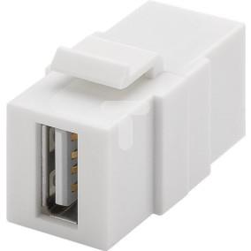 Keystone moduł USB 2.0 - gniazdo USB-A > gniazdo USB-A 79909