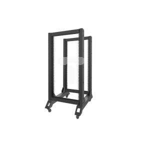 Stojak instalacyjny OPEN RACK 19'' LANBERG 22U 600x800 czarny OR01-6822-B