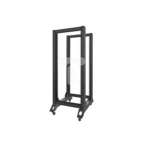 Stojak instalacyjny OPEN RACK 19'' LANBERG 27U 600x800 czarny OR01-6827-B