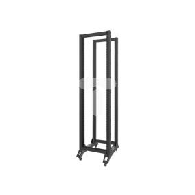 Stojak instalacyjny OPEN RACK 19'' LANBERG 42U 600x800 czarny OR01-6842-B