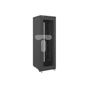 Szafa instalacyjna stojąca 19'' 42U 800x1000 czarna /drzwi perforowane/ LCD LANBERG /do zmontowania/ FF02-8042L-23B