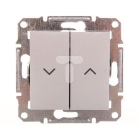 ASFORA Przycisk żaluzjowy bez ramki aluminium EPH1300161