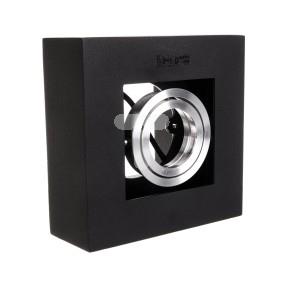 Oprawa sufitowa punktowa GU10 50W STOBI DLP 50-B czarna 26830