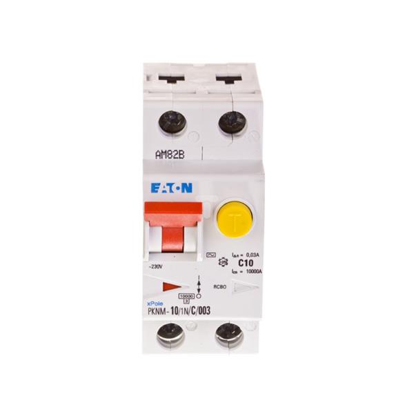 Wyłącznik różnicowo-nadprądowy 2P 10A C 0,03A typ AC PKNM 10/1N/C/003-MW 236077