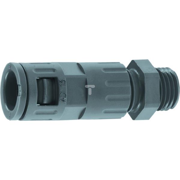 Dławnica do węża osłonowego M25 IP68 SILVYN KLICK-GPZ-M 25x1,5 szara 55500830