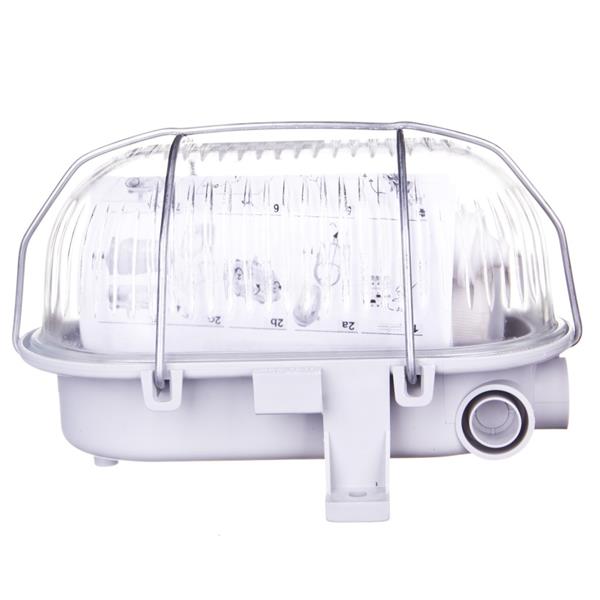 Plafoniera 1x 60W E27 IIkl. 230V IP44 OVAL 60 SIMETAL 2 121173