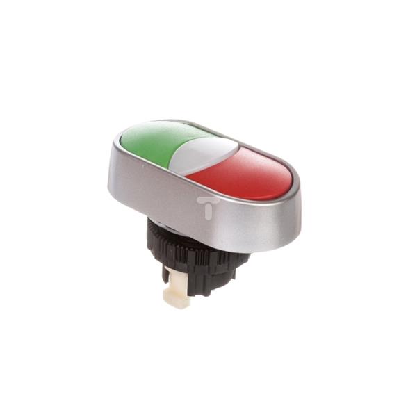 Przycisk sterowniczy podwójny 22mm czerwony/zielony 1Z 1R z samopowrotem ST22-2KL-11\Z/C
