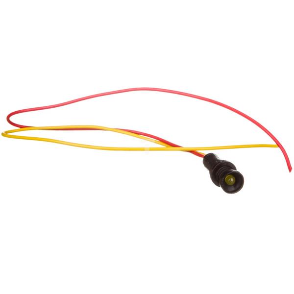 Lampka sygnalizacyjna 5mm żółta 12-24V AC/DC KLP 5Y/24V 84405004