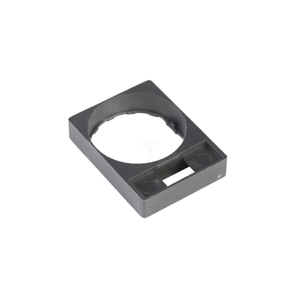 Szyld opisowy 30x40mm do etykiet 8x27mm czarny 22mm prostokątny ZBZ34 /10szt./