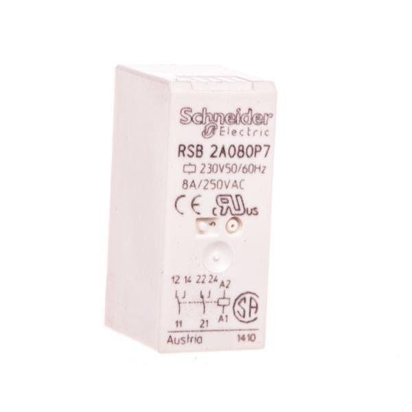 Przekaźnik interfejsowy 2P 230V AC RSB2A080P7