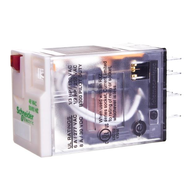 Przekaźnik miniaturowy 4P 48V AC RXM4AB1E7