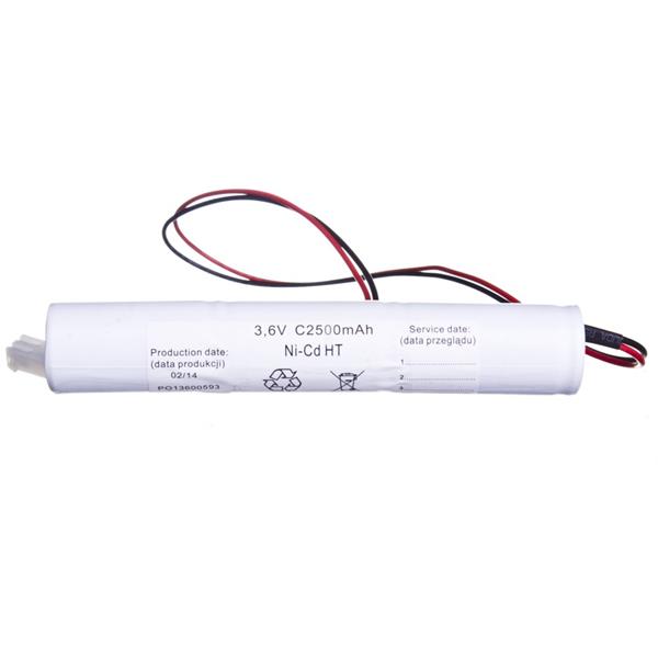 Akumulator 3.6V 2500mAh C niklowo-kadmowy Nicd NiCd3,6V 2,5Ah