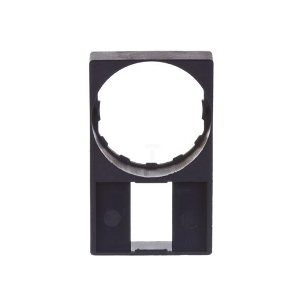 Szyld opisowy 30x50mm do etykiet 8x27mm czarny 22mm prostokątny ZBZ35
