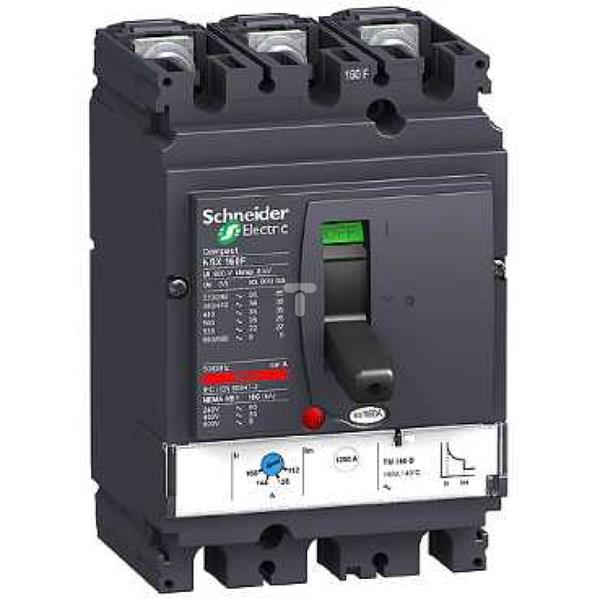 Wyłącznik mocy 125A 3P 25kA Compact NSX160B 3P3D TM125D LV430311