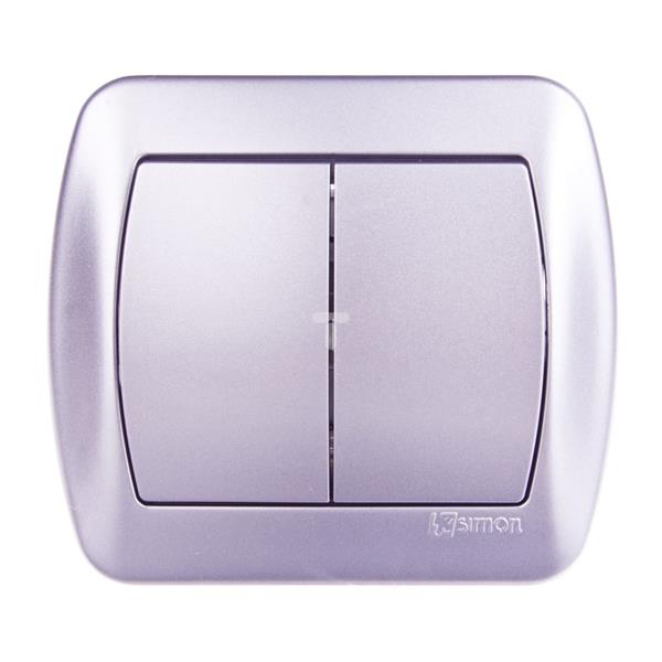 Simon Akord Łącznik świecznikowy aluminium metalizowane AW5L/26 WMAL-451xxx-D012