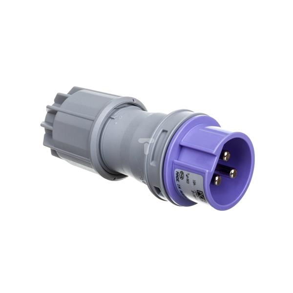 Wtyczka przenośna 16A 3P 20-25V fioletowa IP44 063v