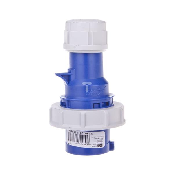 Wtyczka przenośna 16A 3P 230V niebieska IP67 0132-6v