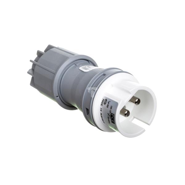 Wtyczka przenośna 16A 2P 40-50V biała IP44 082-12v