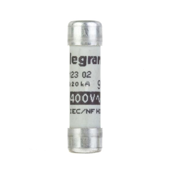 Wkładka bezpiecznikowa cylindryczna 8,5x31,5mm 2A gG 400V 012302 /10szt./
