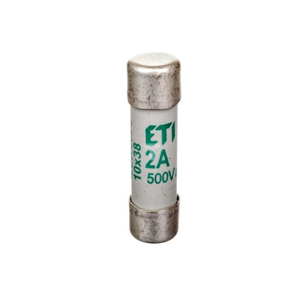 Wkładka bezpiecznikowa cylindryczna 10x38mm 2A aM 500V CH10 002621001 /10szt./
