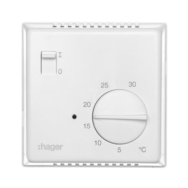 Termostat 230V 10A 5-30°C IP30 biały EK051