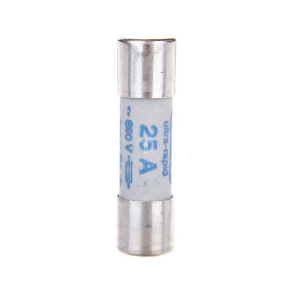 Wkładka bezpiecznikowa cylindryczna 10x38mm 25A gR 690V AQS10 UQ 002645135