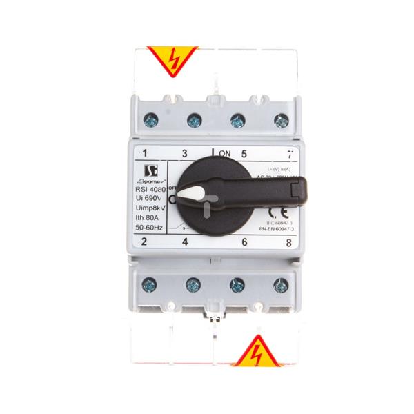Rozłącznik izolacyjny 4P 80A RSI-4080\W02