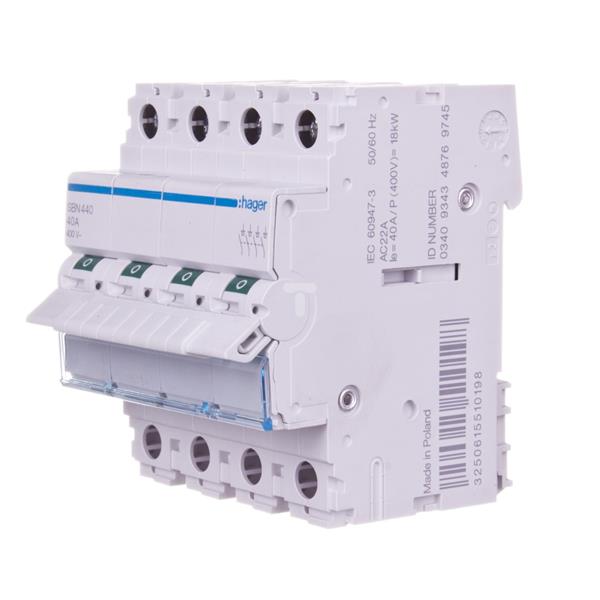 Rozłącznik modułowy 40A 4P SBN440