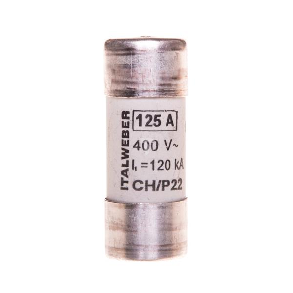 Wkładka bezpiecznikowa cylindryczna 22x58mm 125A gG 400V CH22P /z wybijakiem/ 006711028