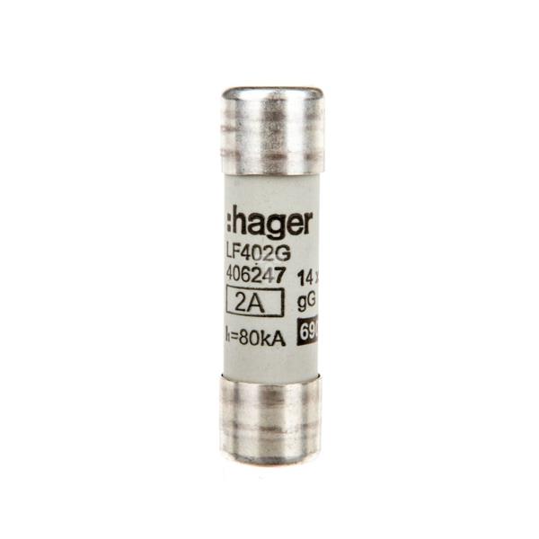 Wkładka bezpiecznikowa BiWtz cylindryczna 14x51mm 2A gG LF402G /10szt./