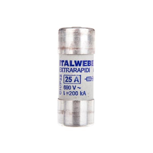 Wkładka bezpiecznikowa cylindryczna 22x58mm 25A aR 690V CH-S22UQ 002645113
