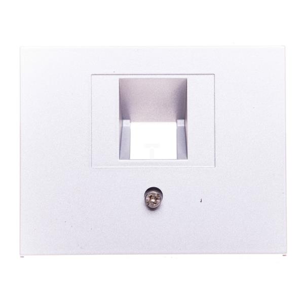 K.1 Element centralny do gniazda UAE RJ11 RJ12 RJ45 kat.3, 5e, 6 45st aluminium mat lakierowany14077024