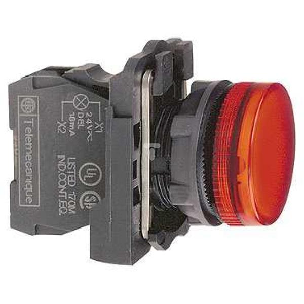 Lampka sygnalizacyjna 22mm czerwona 230V AC XB5AVM4