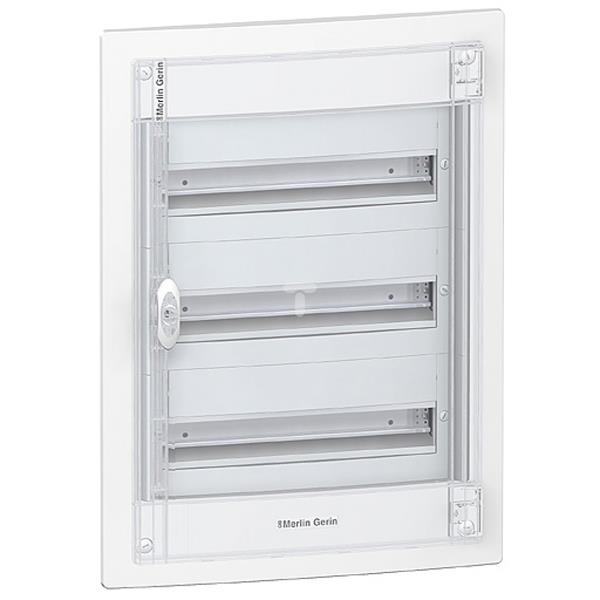 Rozdzielnica modułowa 3x18 podtynkowa IP40 Pragma (drzwi transparentne) PRA24318