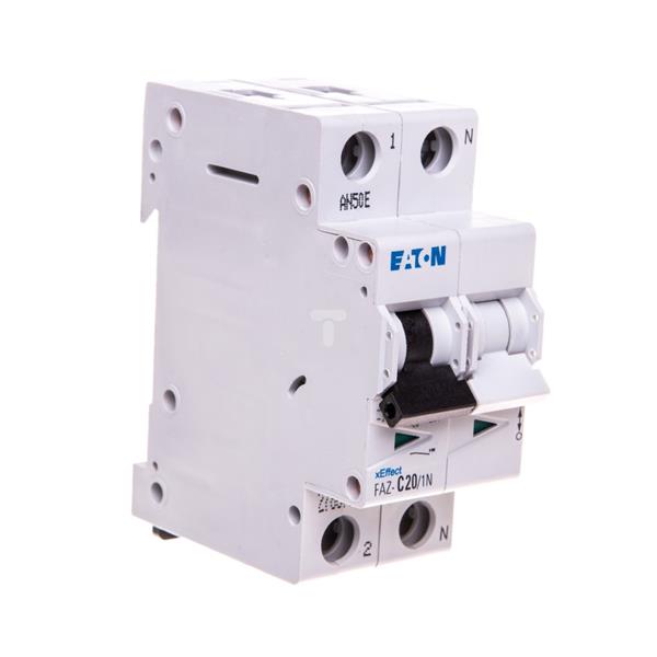 Wyłącznik nadprądowy 1+N C 20A 15kA AC FAZ C20/1N 278675