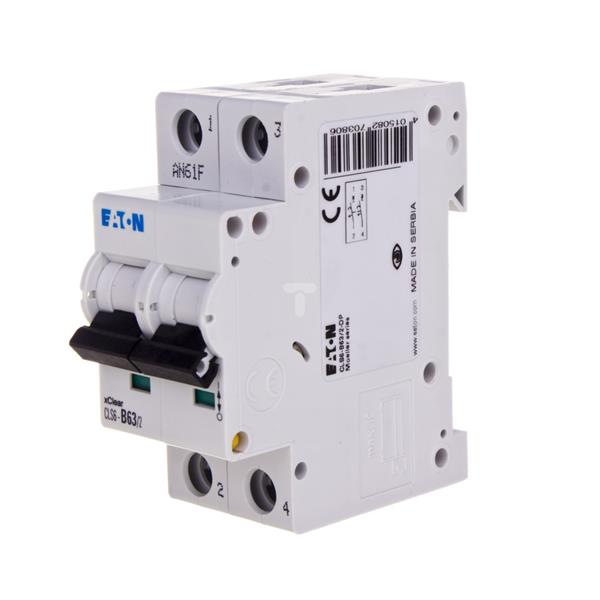 Wyłącznik nadprądowy 2P B 63A 6kA AC CLS6-B63/2-DP 270380