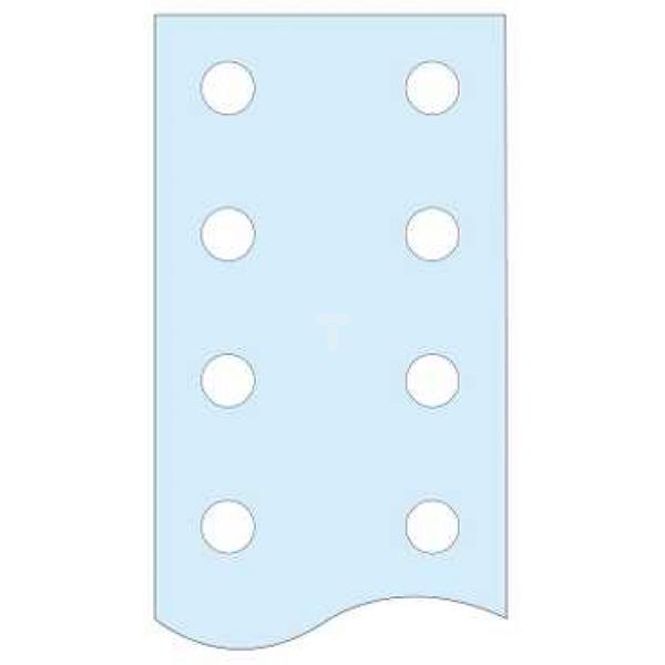 Szyna zbiorcza miedziana 60x10x1675mm perforowana 04526